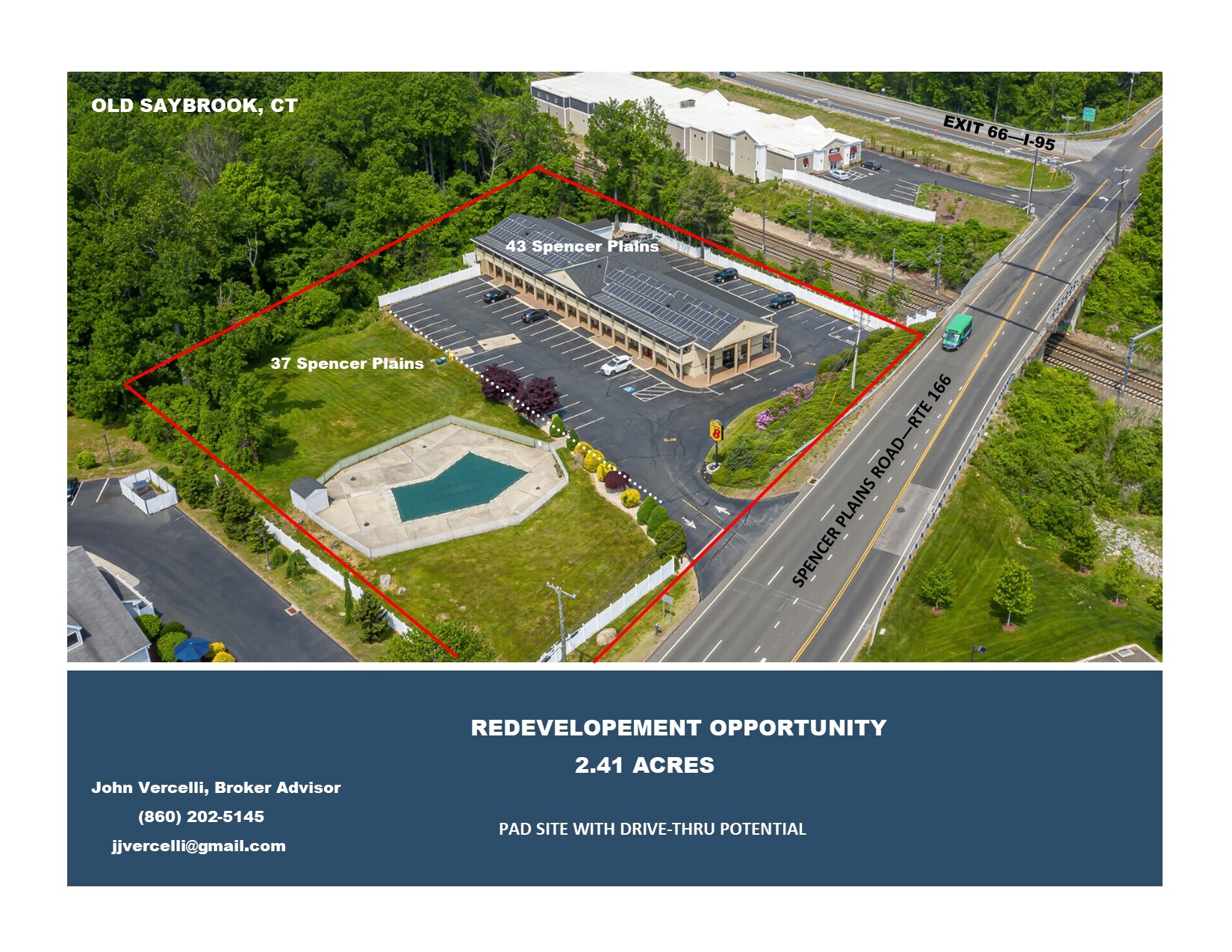 37 Spencer Plain Rd, Old Saybrook, CT à vendre Aérien– Image 1 sur 2