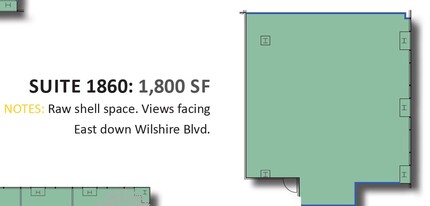 915 Wilshire Blvd, Los Angeles, CA à louer Plan d’étage– Image 1 sur 2