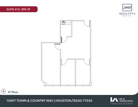 10497 Town & Country Way, Houston, TX à louer Plan d’étage– Image 1 sur 2