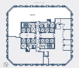 1 Post St, San Francisco, CA à louer Plan d’étage– Image 1 sur 1