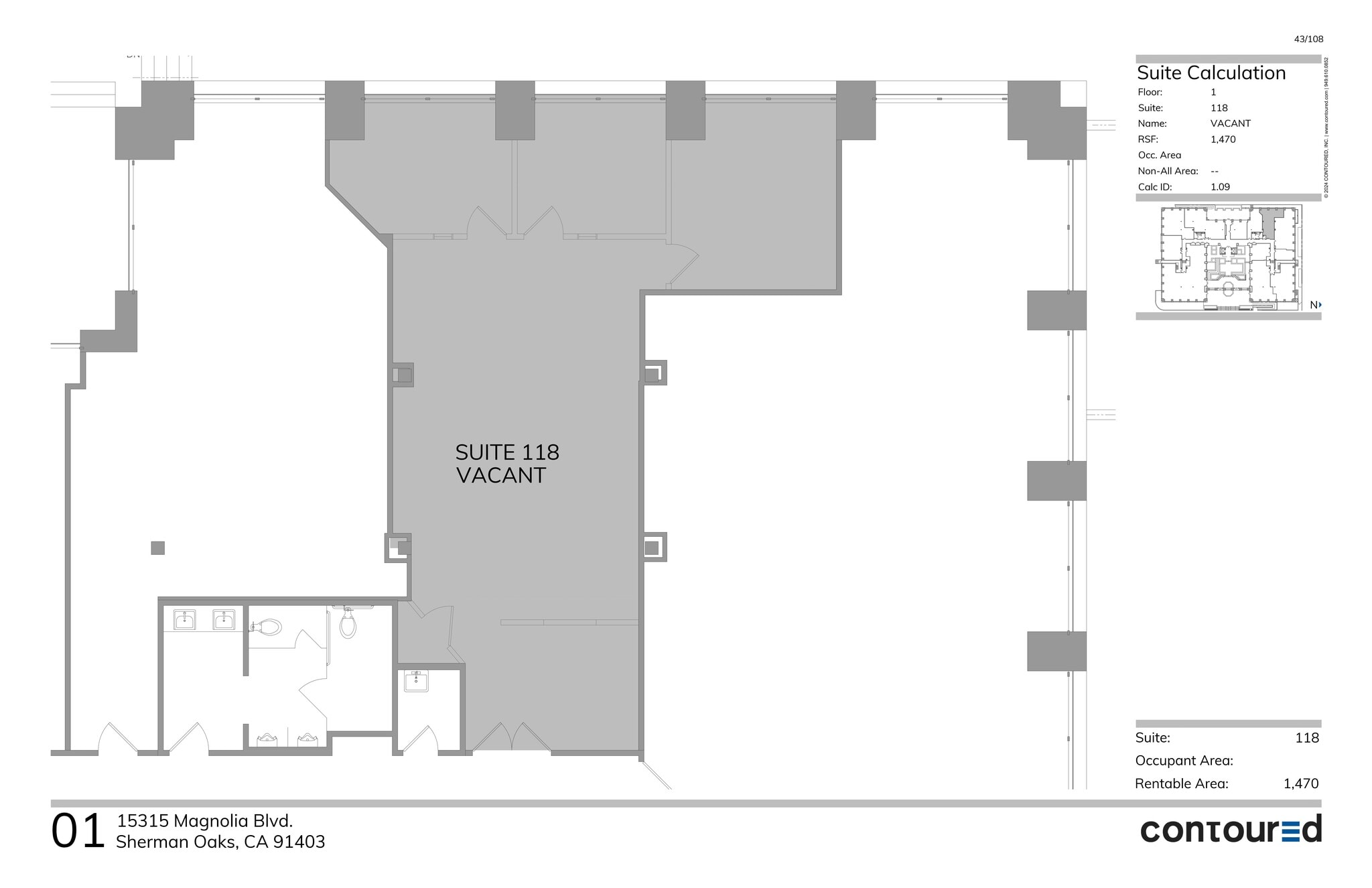 15315 Magnolia Blvd, Sherman Oaks, CA à louer Plan de site– Image 1 sur 1