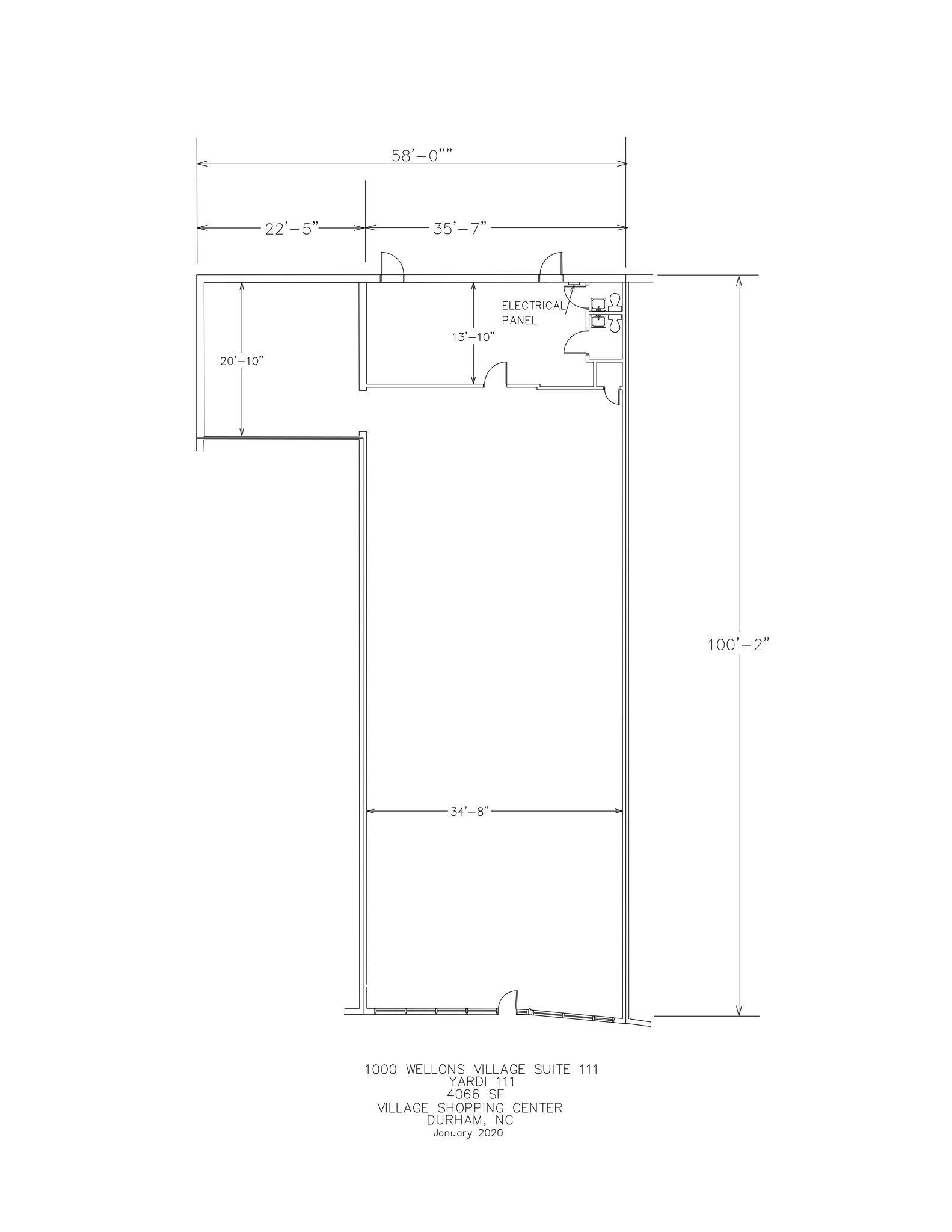 1000-1100 N Miami Blvd, Durham, NC à louer Plan de site– Image 1 sur 14
