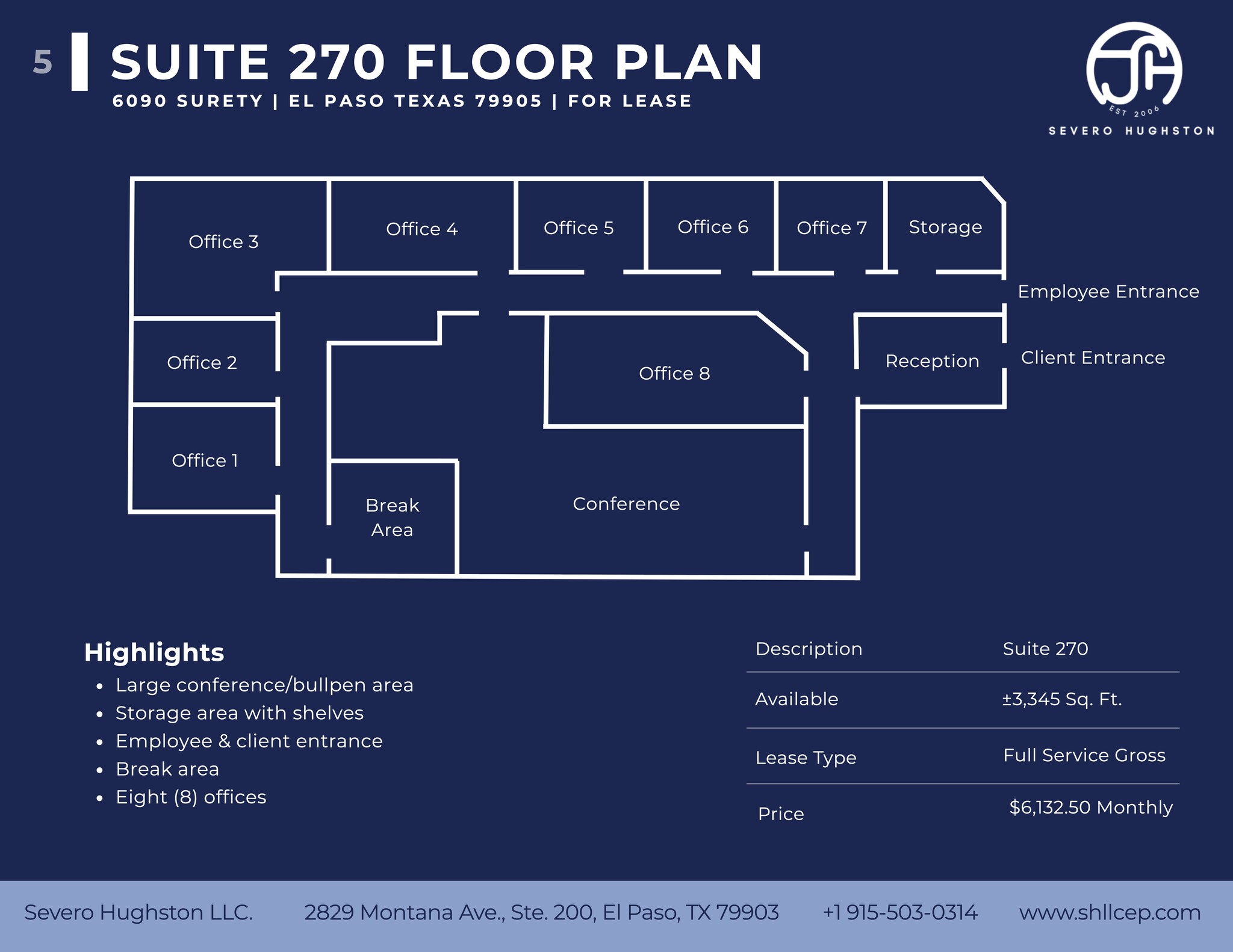 6090 Surety Dr, El Paso, TX à louer Plan de site– Image 1 sur 1