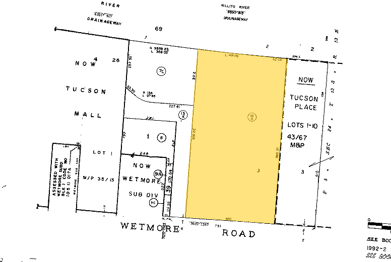 333 E Wetmore Rd, Tucson, AZ à louer - Plan cadastral – Image 2 sur 6