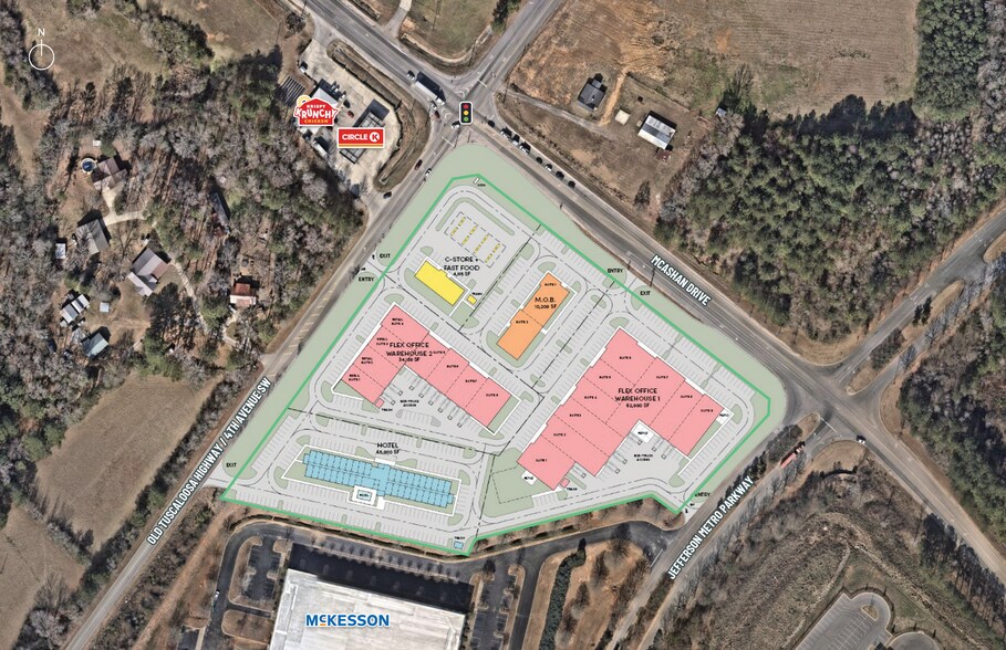 6701 Jefferson Metro Parkway, Mc Calla, AL à louer - Aérien – Image 2 sur 2