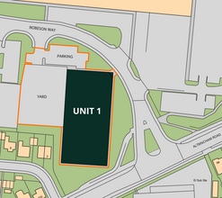 Robeson Way, Manchester à louer Plan de site– Image 2 sur 2