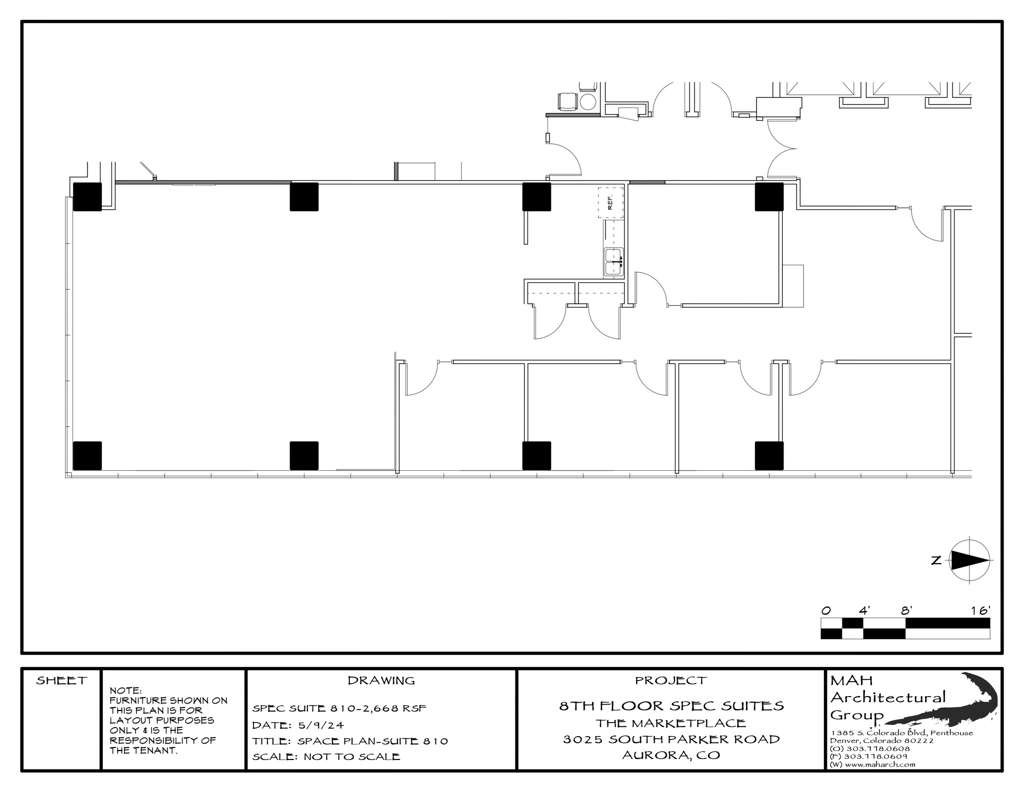 3025 S Parker Rd, Aurora, CO à louer Plan d’étage– Image 1 sur 1