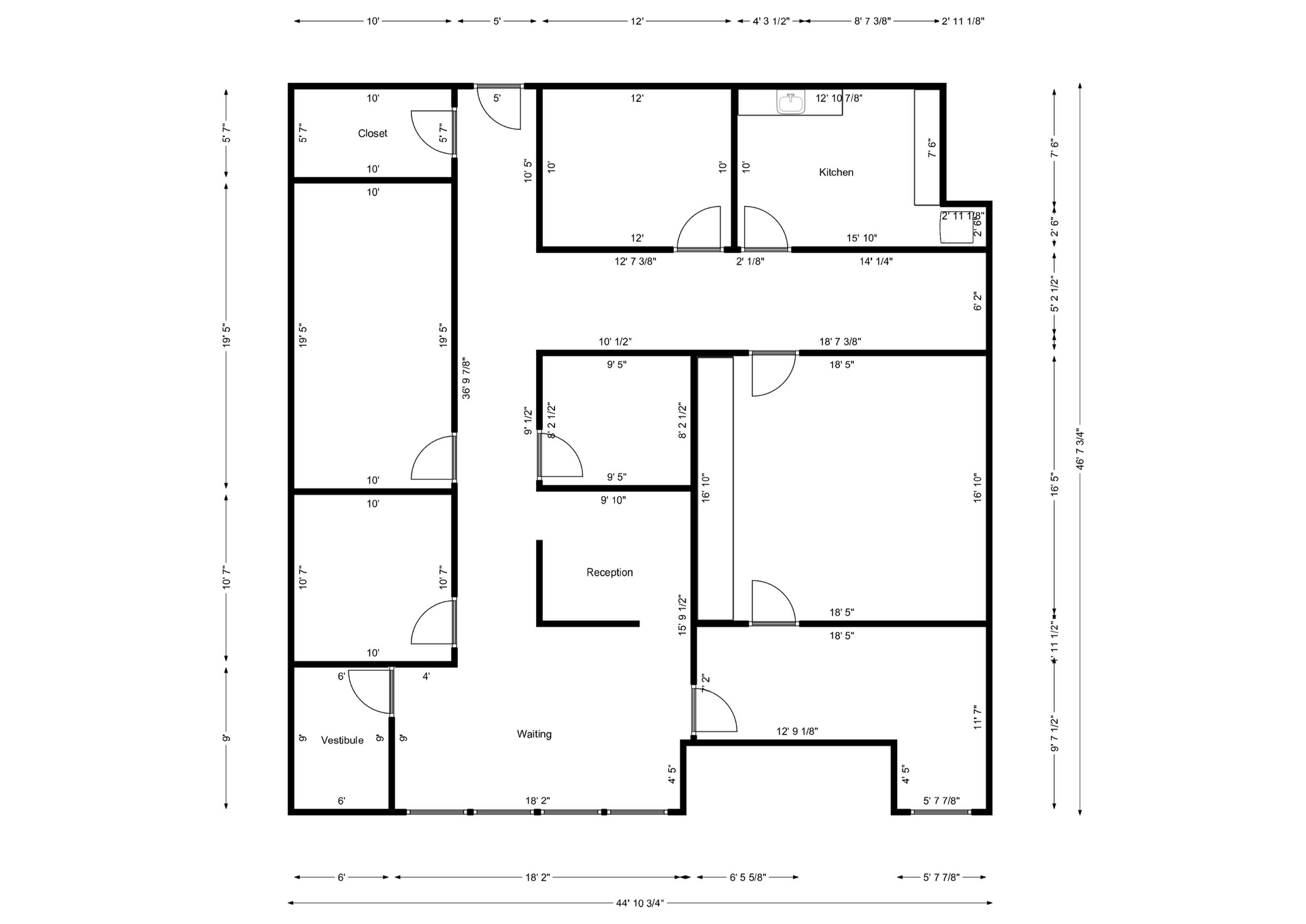 2325 Dean St, St Charles, IL à louer Plan d’étage– Image 1 sur 8