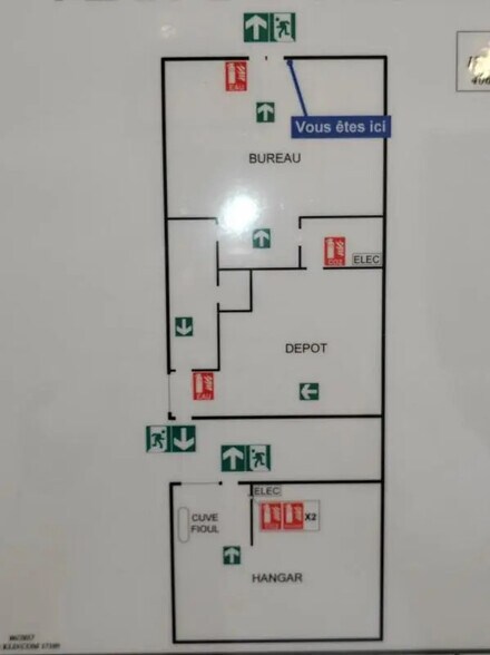 Local d’activités dans Biscarrosse à louer - Plan d’étage – Image 2 sur 2