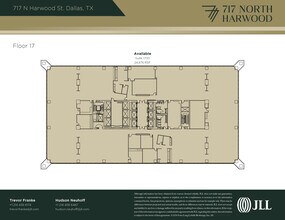 717 N Harwood St, Dallas, TX à louer Plan d’étage– Image 1 sur 1