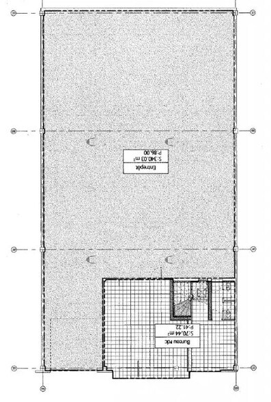 Local d’activités dans Bezons à louer - Plan d’étage – Image 2 sur 3