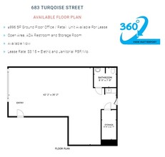 675-687 Turquoise St, La Jolla, CA à louer Plan d’étage– Image 1 sur 1