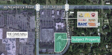 500 NW 60th St, Gainesville, FL - Vue aérienne vue de carte - Image1