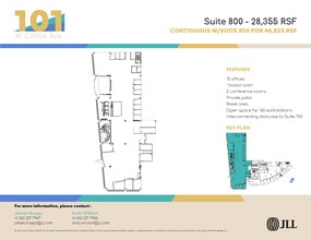 101 W Colfax Ave, Denver, CO à louer Plan d’étage– Image 1 sur 1