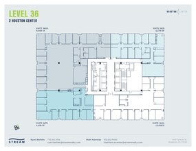 909 Fannin St, Houston, TX à louer Plan d’étage– Image 1 sur 1
