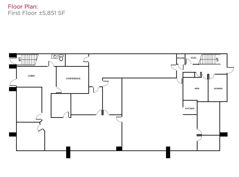 4920 El Camino Real, Los Altos, CA à louer Plan d’étage– Image 1 sur 1