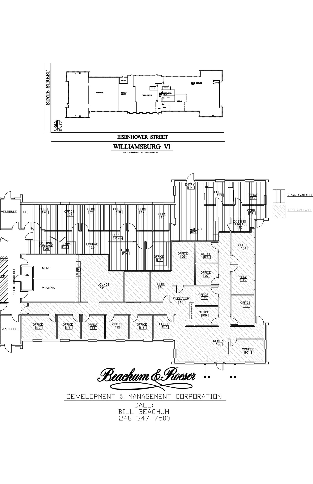 500 E Eisenhower Pky, Ann Arbor, MI à louer Plan de site– Image 1 sur 2