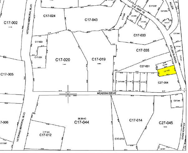 307 Atlanta Rd, Cumming, GA à louer - Plan cadastral – Image 3 sur 10