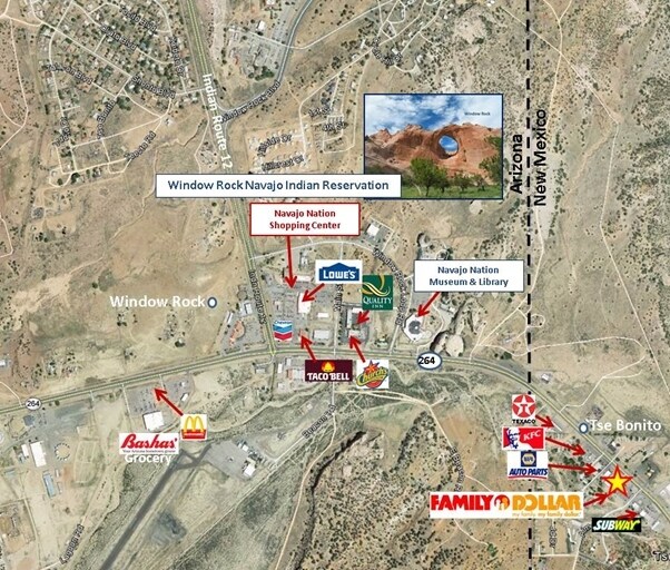1587 Highway 264, Tse Bonito, NM à vendre - Aérien – Image 2 sur 3