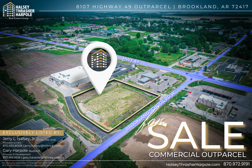 8107 Highway 49, Brookland, AR à vendre - Photo principale – Image 1 sur 7