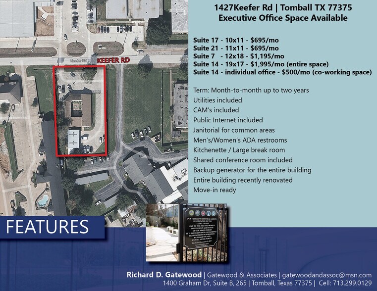 1427 Keefer Rd, Tomball, TX à louer - Photo de l’immeuble – Image 3 sur 17