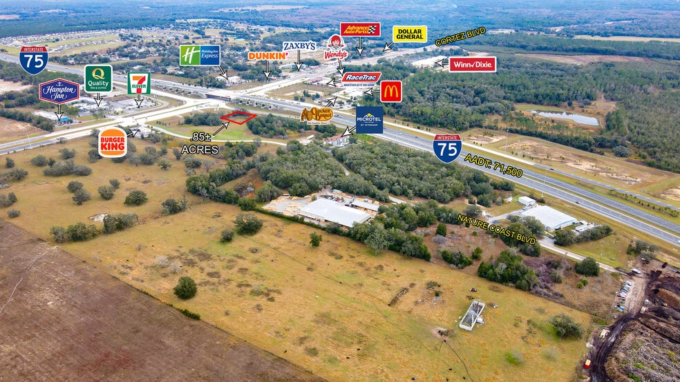 6430 Nature Coast Blvd, Brooksville, FL à vendre - Aérien – Image 2 sur 3