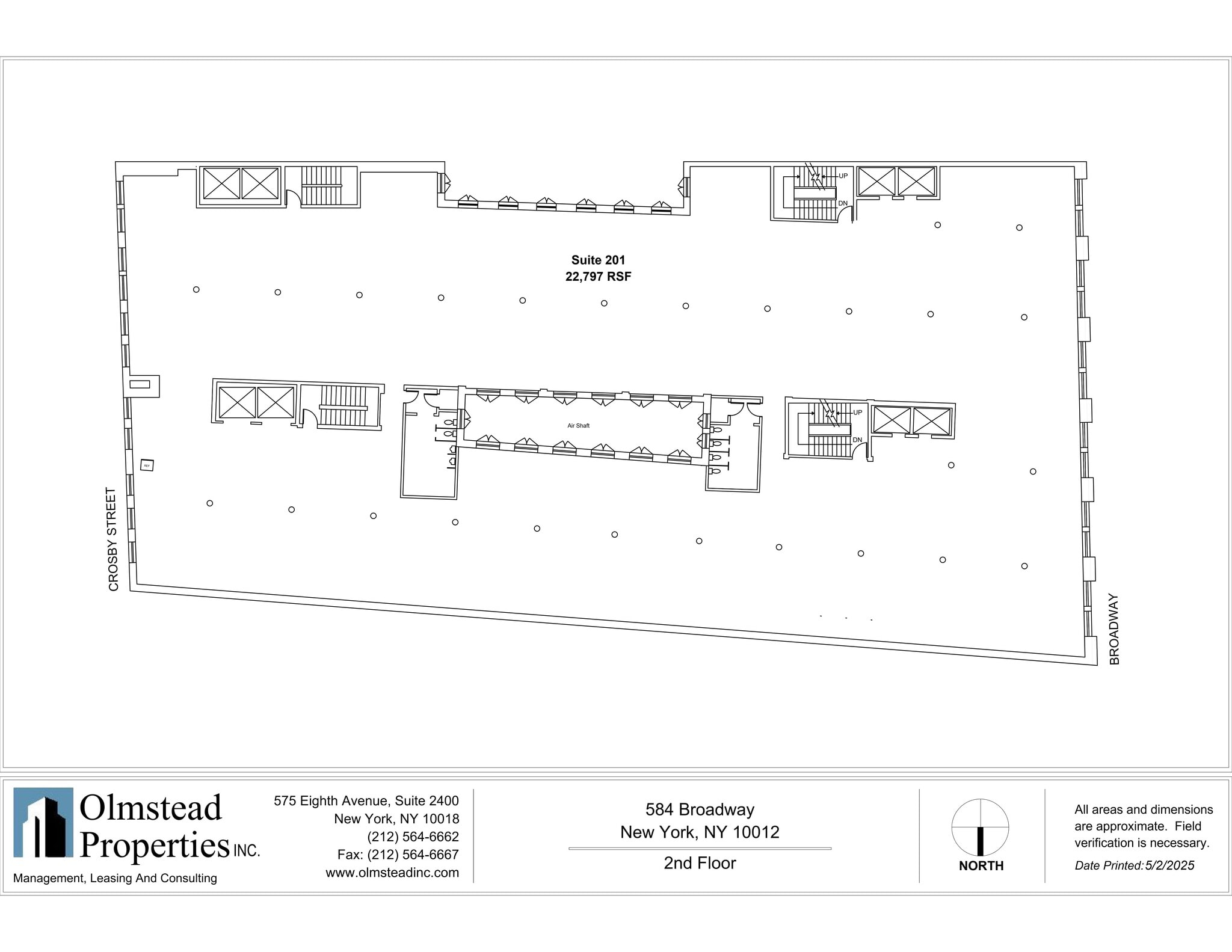 584-590 Broadway, New York, NY à louer Plan de site– Image 1 sur 2
