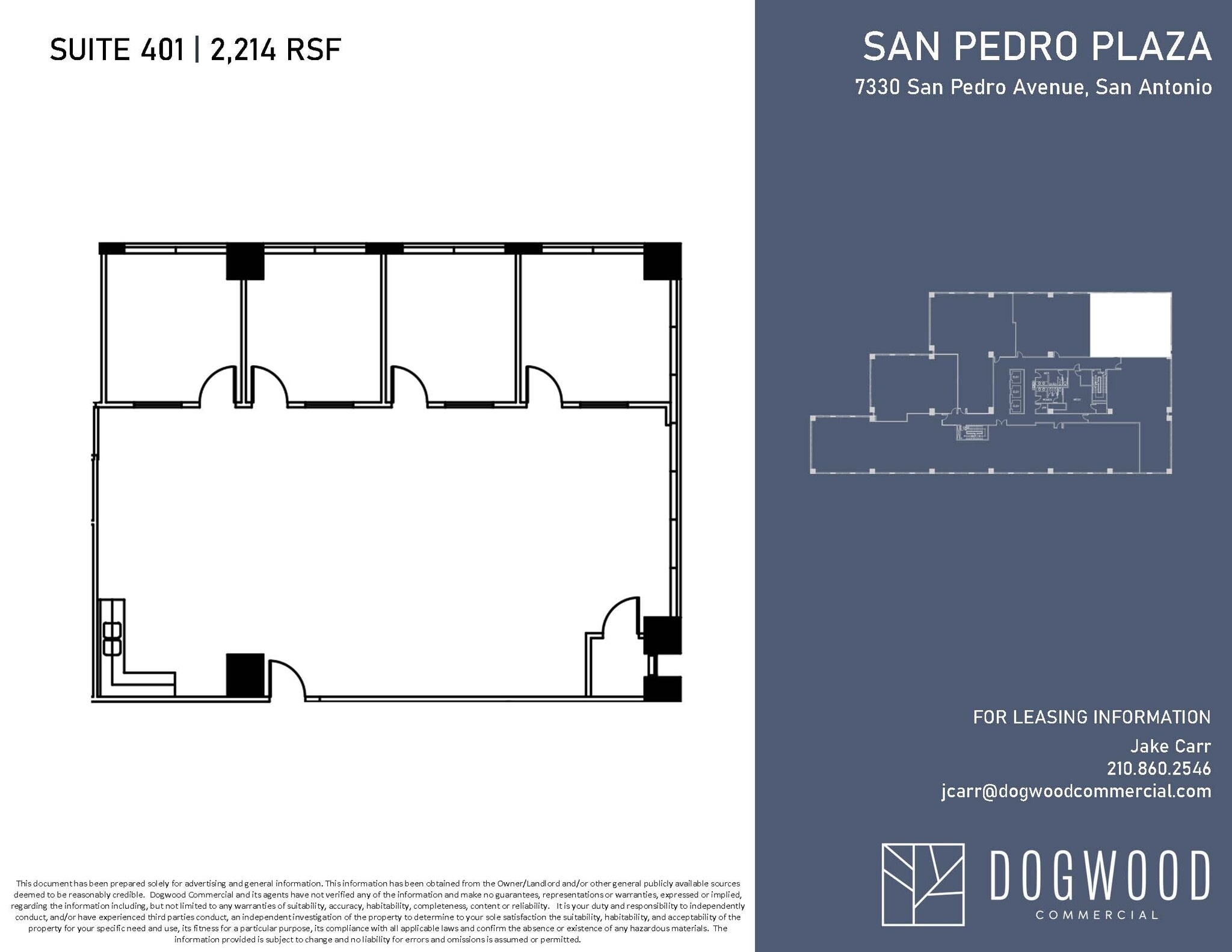 7330 San Pedro Ave, San Antonio, TX à louer Plan d’étage– Image 1 sur 1