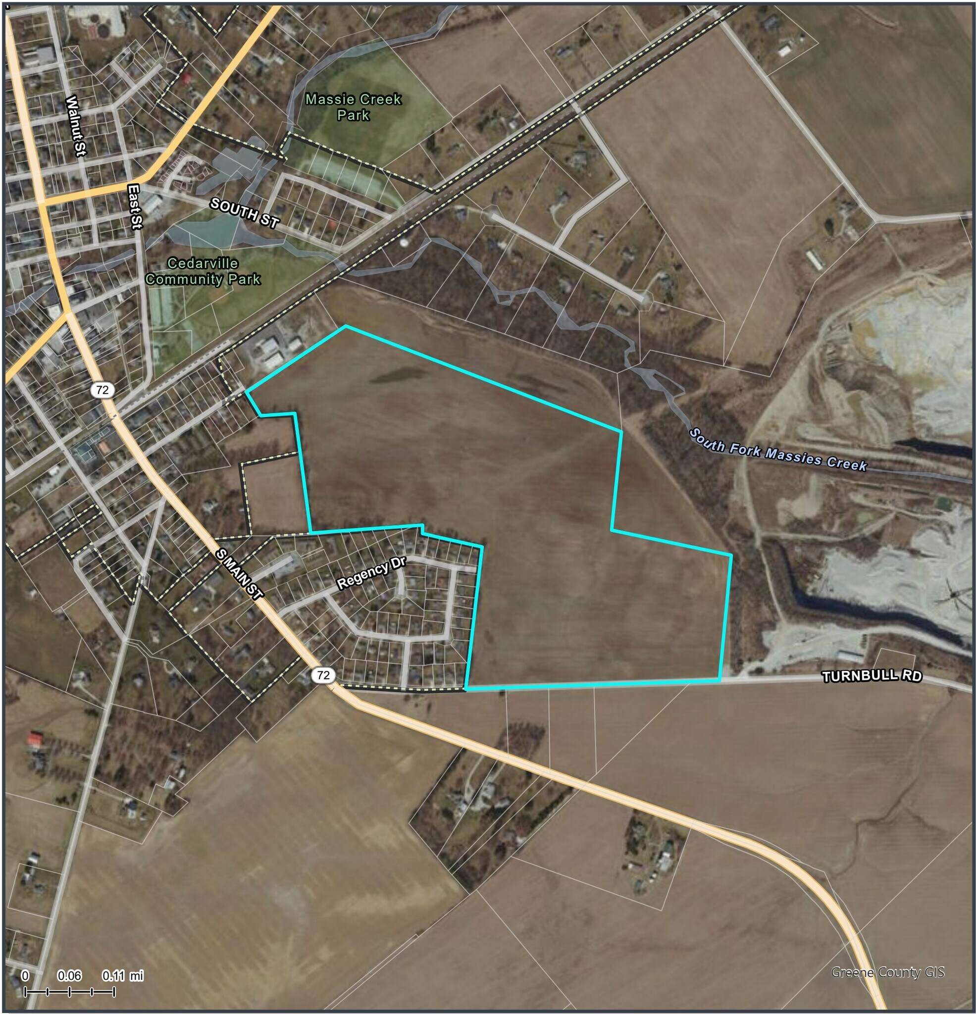 3448 Turnbull rd, Cedarville, OH à vendre Plan cadastral– Image 1 sur 4