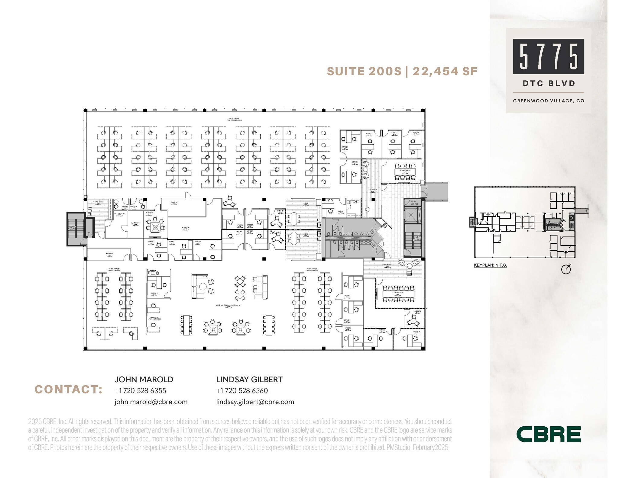 5775 DTC Blvd, Greenwood Village, CO à louer Plan d’étage– Image 1 sur 1