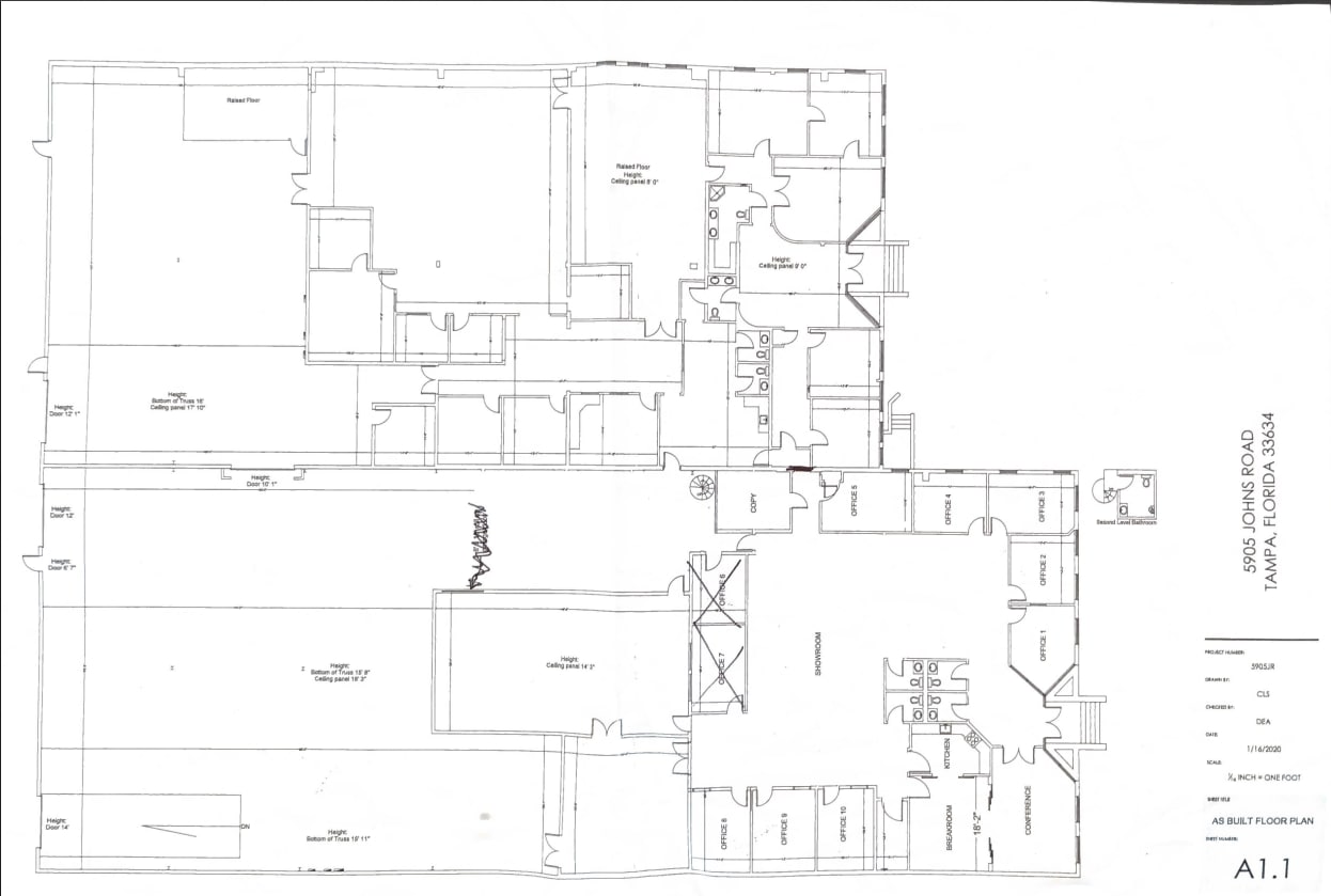 5905 Johns Rd, Tampa, FL à louer Plan de site– Image 1 sur 1