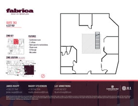 3001 Brighton Blvd, Denver, CO à louer Plan d’étage– Image 2 sur 8