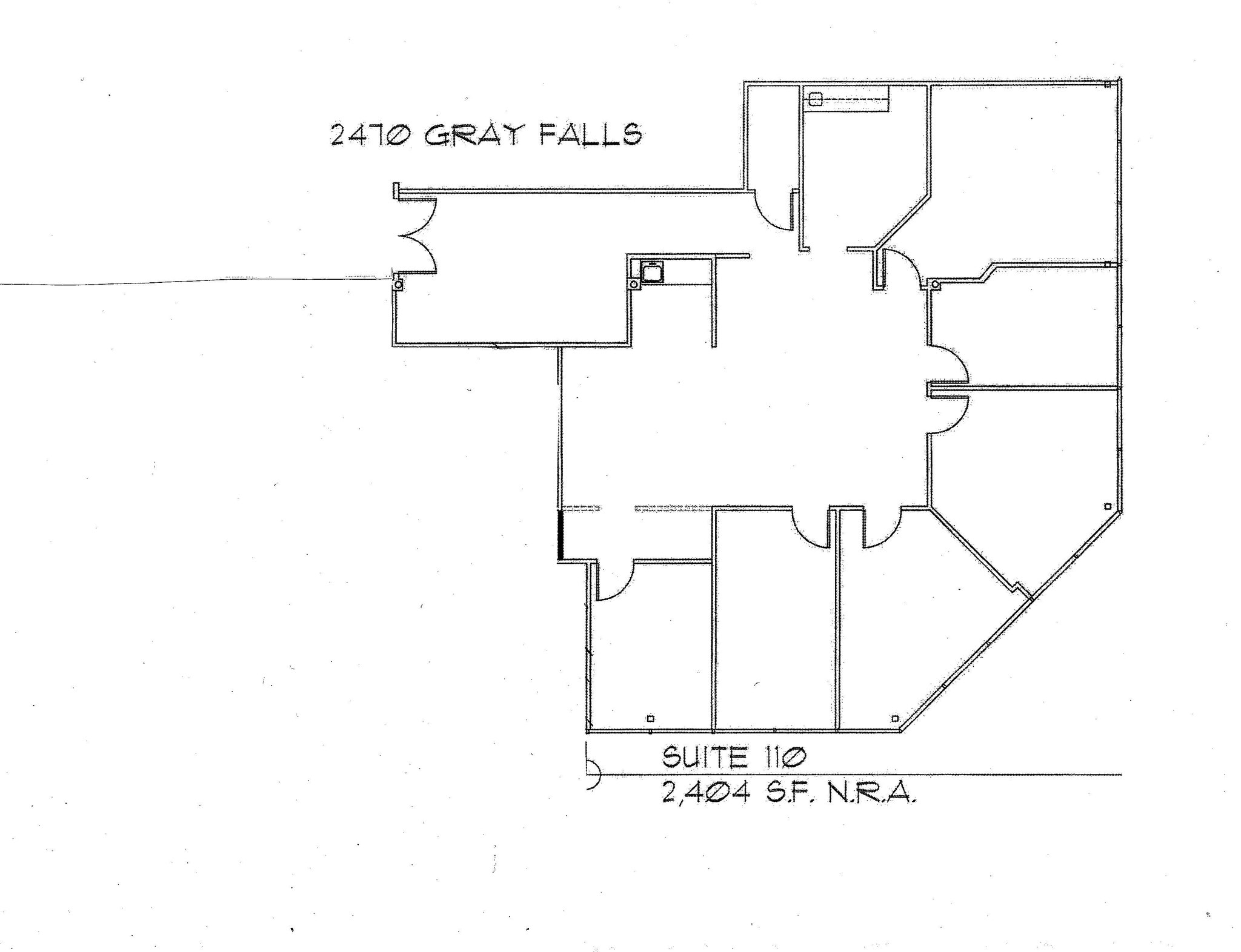 2470 Gray Falls Dr, Houston, TX à louer Plan d’étage– Image 1 sur 1