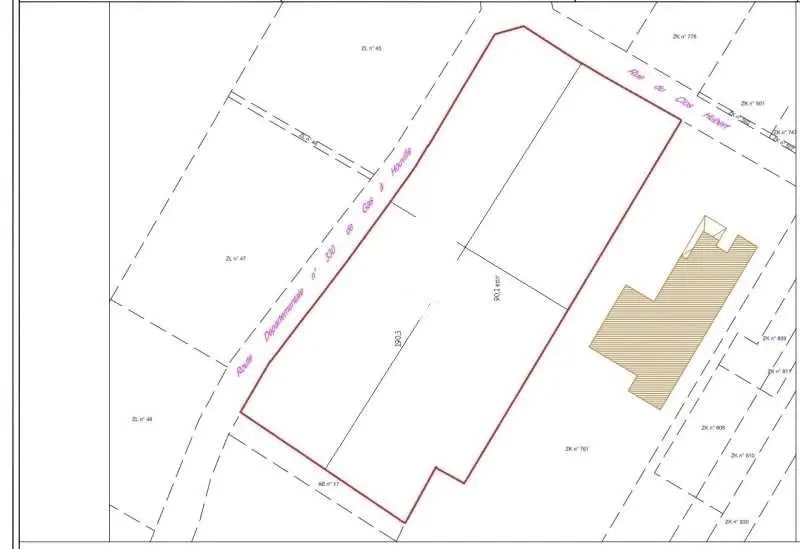 Terrain dans Gallardon à vendre - Plan d’étage – Image 3 sur 4