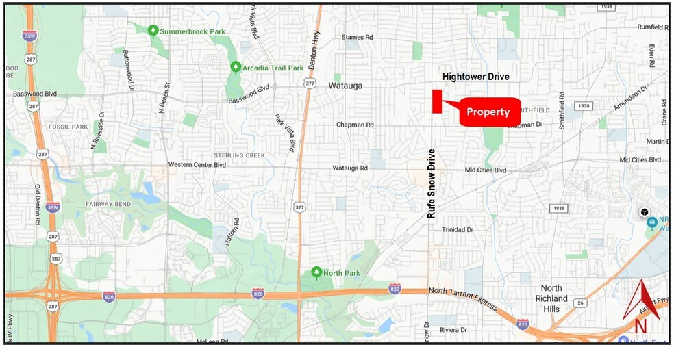 6900 Rufe Snow Dr, North Richland Hills, TX à vendre - Photo de l’immeuble – Image 2 sur 2