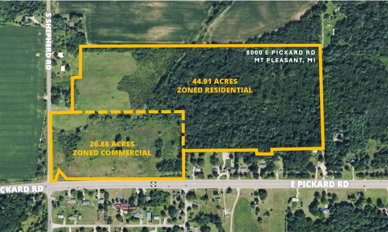 8000 E Pickard Rd, Mount Pleasant, MI à vendre Photo de l’immeuble– Image 1 sur 2