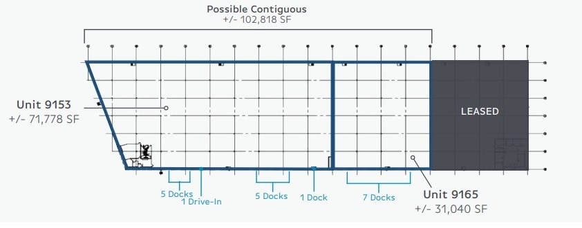 9011-9045 N Deerwood Dr, Brown Deer, WI à louer Plan d’étage– Image 1 sur 1