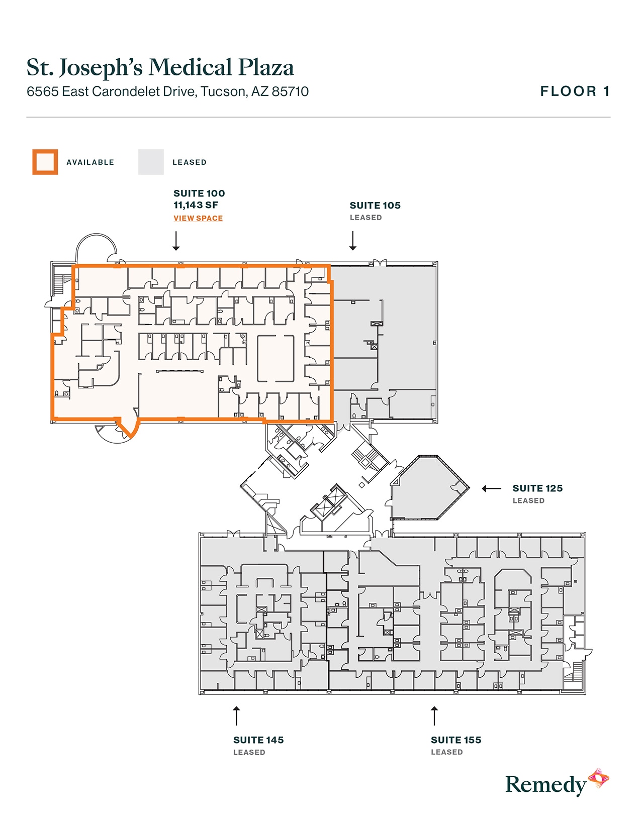 6565 E Carondelet Dr, Tucson, AZ à louer Plan d’étage– Image 1 sur 1