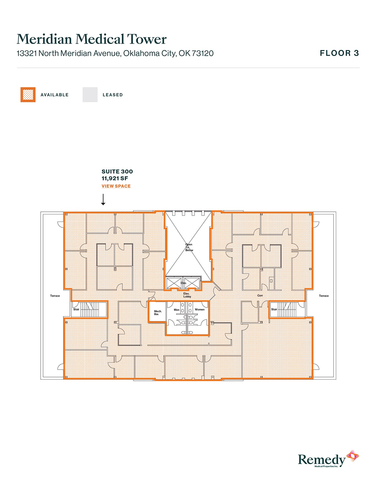 13321 N Meridian Ave, Oklahoma City, OK à louer Plan d’étage– Image 1 sur 1