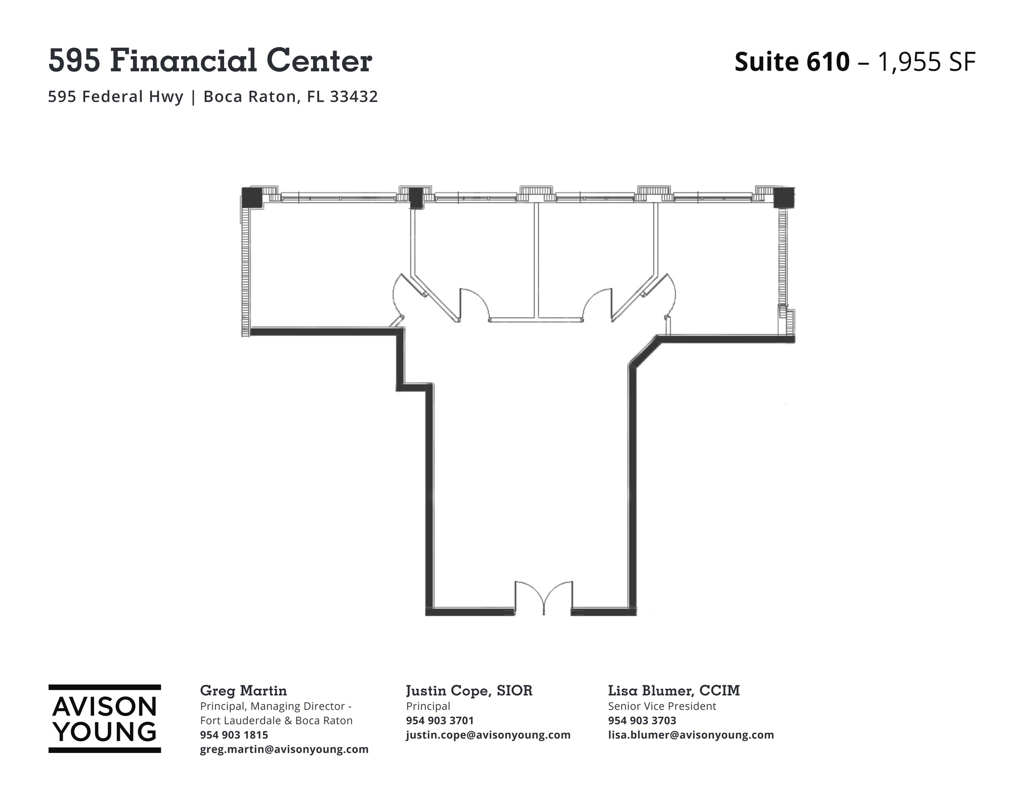 595 S Federal Hwy, Boca Raton, FL à louer Plan de site– Image 1 sur 1