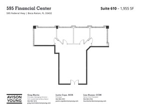 595 S Federal Hwy, Boca Raton, FL à louer Plan de site– Image 1 sur 1