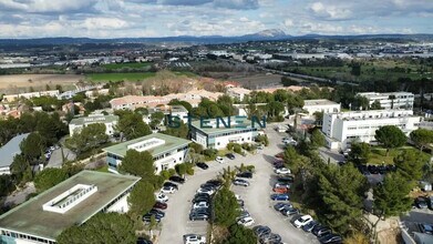 Aix-en-Provence, BDR - Vue aérienne  vue de carte