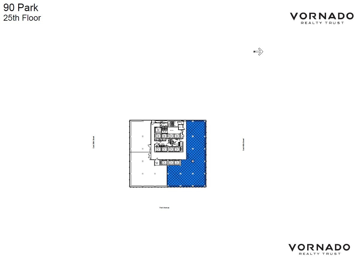 90 Park Ave, New York, NY à louer Plan d’étage– Image 1 sur 1