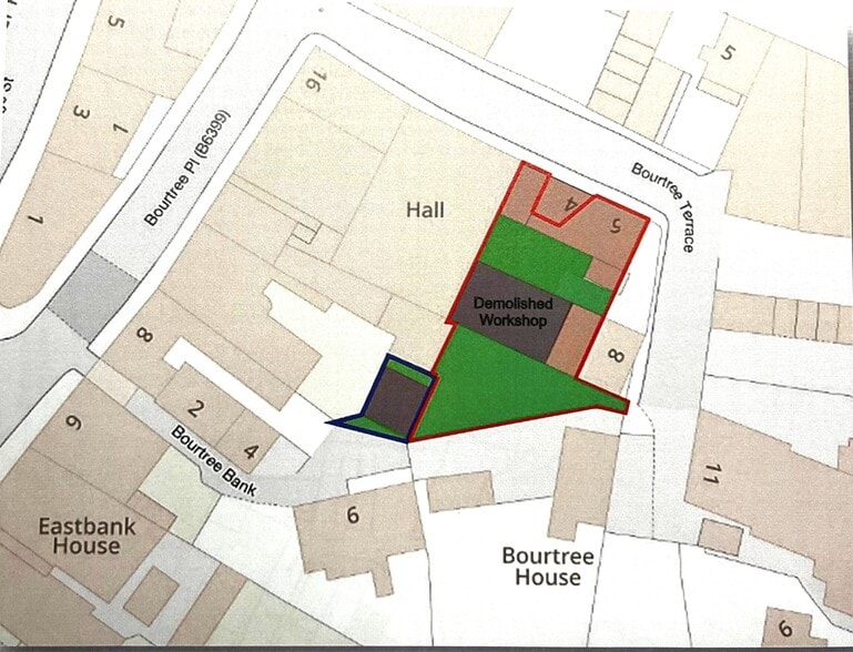 4-6 Bourtree Terrace, Hawick à vendre - Plan de site – Image 3 sur 3