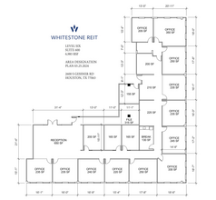 2600 S Gessner Rd, Houston, TX à louer Plan d’étage– Image 1 sur 1