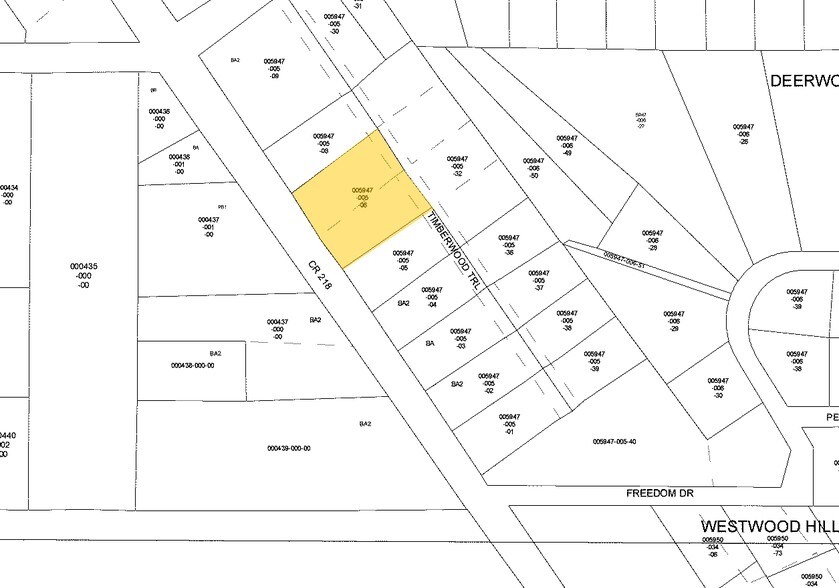 5076 County Road 218, Middleburg, FL à vendre - Plan cadastral – Image 2 sur 6