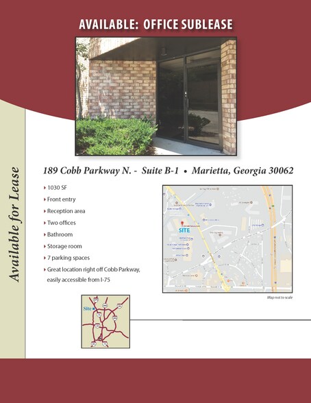 189 Cobb Pky N, Marietta, GA à louer - Photo de l’immeuble – Image 3 sur 7