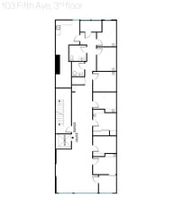 103 Fifth Ave, New York, NY à louer Plan d’étage– Image 2 sur 2