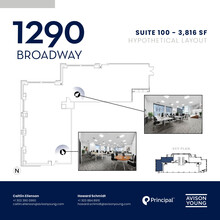 1290 Broadway, Denver, CO à louer Plan d’étage– Image 1 sur 4