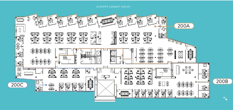 12121 Scripps Summit Dr, San Diego, CA à louer Plan d’étage– Image 1 sur 1
